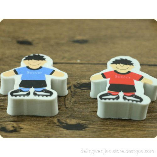 Novelty Style Artist Eraser 3D Football Color Eraser